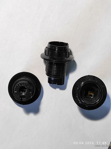 Патрон Е14Н10РП-01 с кольцом карболитовый 3 штуки с 1 рубля