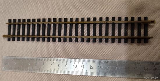 Рельс прямой L=183mm Fleischmann #1700, НО 1:87
