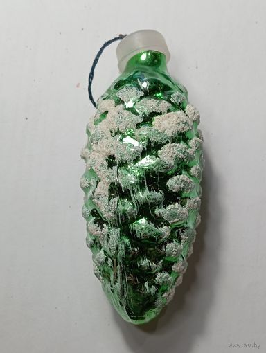 Ёлочная игрушка -  шишка , СССР. ,