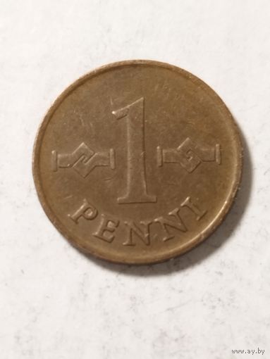 Финляндия 1 пенни 1967