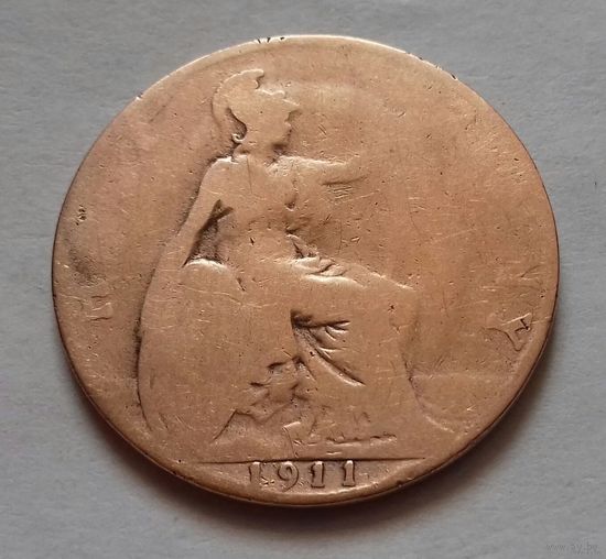 1/2 пенни, Великобритания 1911 г., Георг V