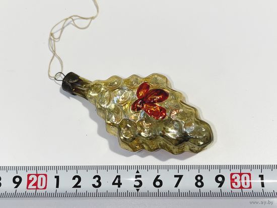 Ёлочные игрушки СССР медовые соты