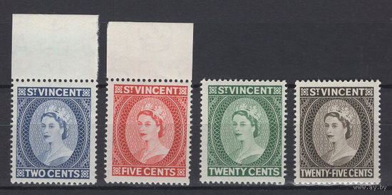 Сент Винсент / St. VINCENT 1964 ** Queen Elizabeth II, 4 марки