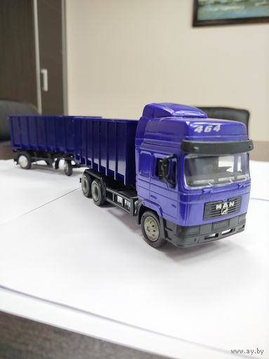 MAN F2000 пухтовоз контейнеровоз с прицепом 1:43