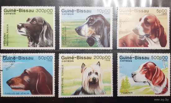 Гвинея Бисау. 1988 год. Фауна. Собаки (579)