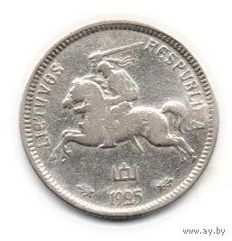 ЛИТОВСКАЯ РЕСПУБЛИКА /ПЕРВАЯ РЕСПУБЛИКА/. 1 ЛИТ 1925. ПАГОНЯ. СЕРЕБРО