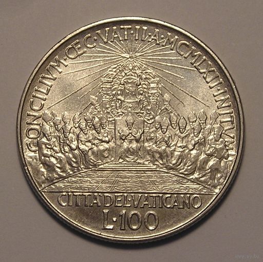 Ватикан 100 Лир 1962 IOANNES XXIII CONSILIUM