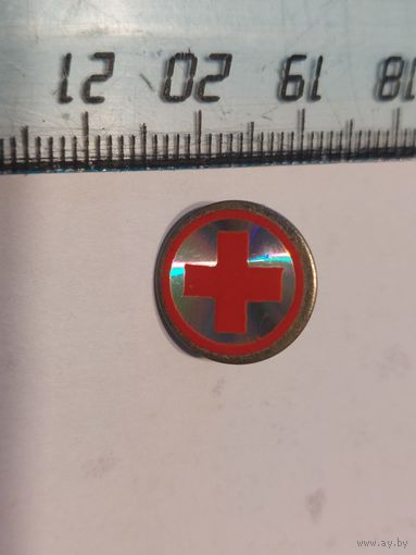 Значок красного креста