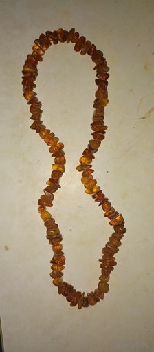 Бусы янтарные