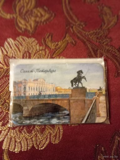 Магнит с изображением Аничкова моста в Санкт-Петербурге