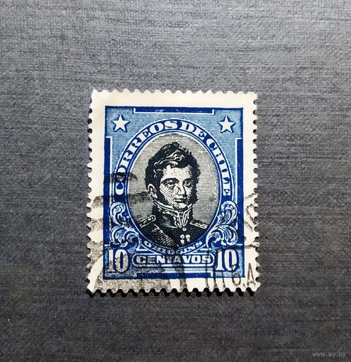 Марка Чили 1928 год Бернардо Хиггинс