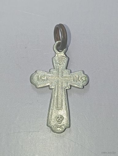 Крестик  с рубля .