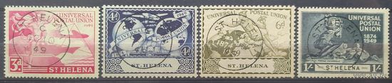 Британские колонии. Остров Святой Елены, 1949г. Полная серия SG145-148