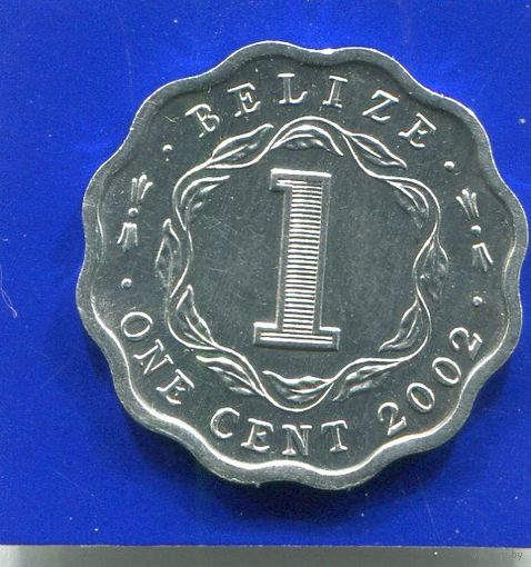 Белиз 1 цент 2002 UNC