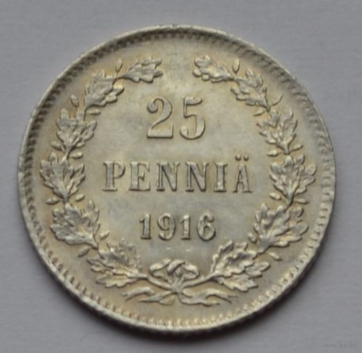 Финляндия, 25 пенни 1916 г.