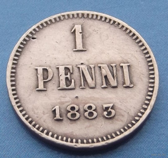 Финляндия в составе РИ. 1 пенни 1883