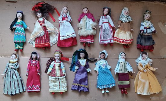 Большой лот фарфоровых кукол. 30 штук+ Бонус. Все лоты с 1 рубля!