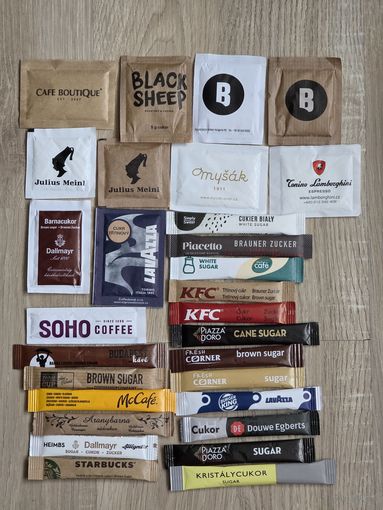 Сахар в пакетиках (Чехия, Венгрия)