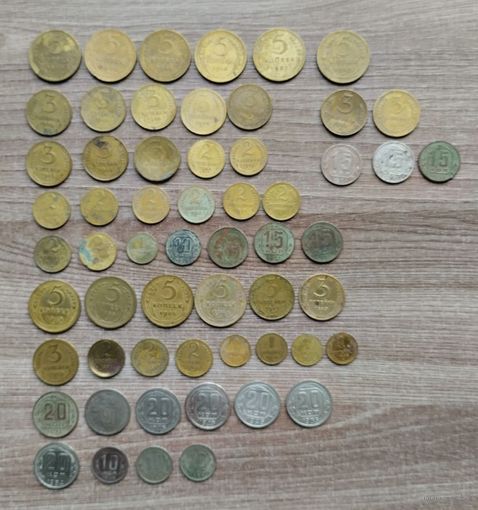 Копейки ранние советы СССР 58 шт одним лотом