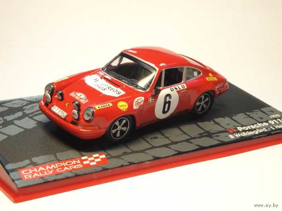 PORSCHE 911S 1970 #6 Waldegard-Helmer 1/43 Champion Rally Cars