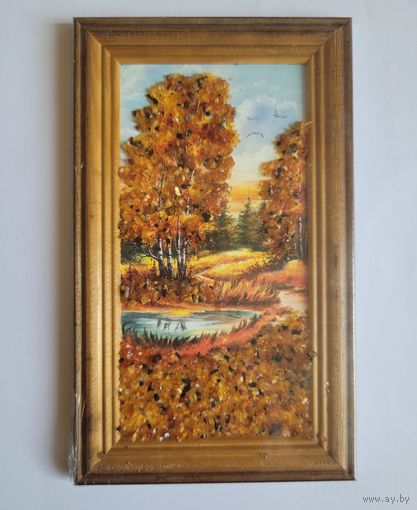 Картина янтарная.