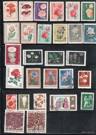 Болгария-1958-1964, ,    гаш. ,Флора, 28 марок