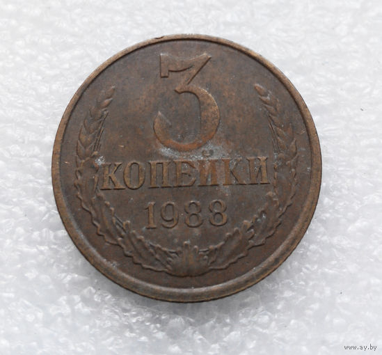 3 копейки 1988 СССР #08