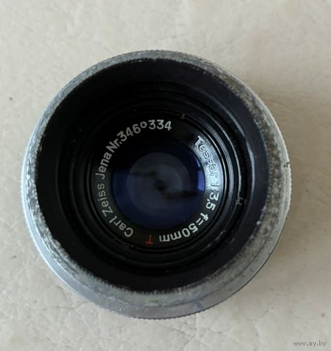 Все лоты с рубля.Объектив Carl Zeiss Jena Tessar T 50 mm f/  3.5