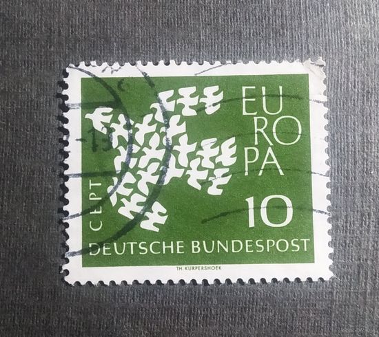 Марка Германия 1961 год ЕВРОПА СЕРТ