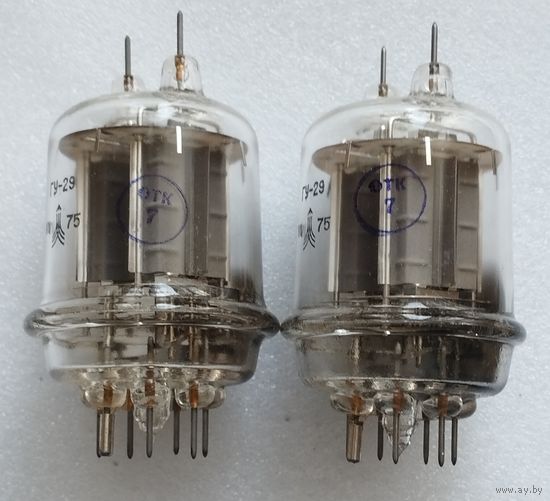 Лампы ГУ-29, двойной лучевой тетрод.