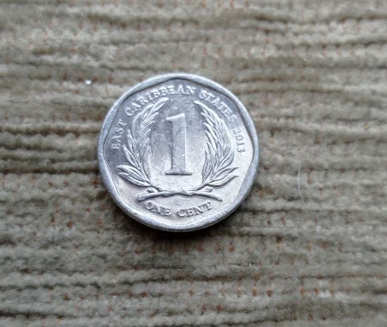 Werty71 Карибские острова 1 цент 2013 Елизавета 2 Карибы