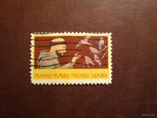 США 1982 г.800-летие со дня рождения святого Франциска Ассизского./14а/