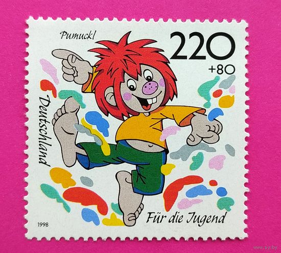 Германия. Мультфильмы. ( 1 марка ) 1998 года. 8-17.