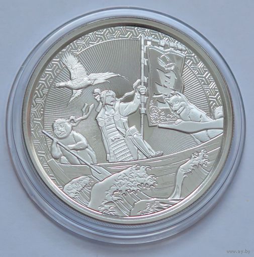Самоа 2021 серебро (1 oz) "Легенды Японии"