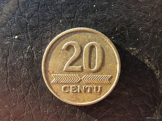 Литва. 20 центов. 1997. С 20 копеек. Распродажа коллекции. Смотрите другие лоты.