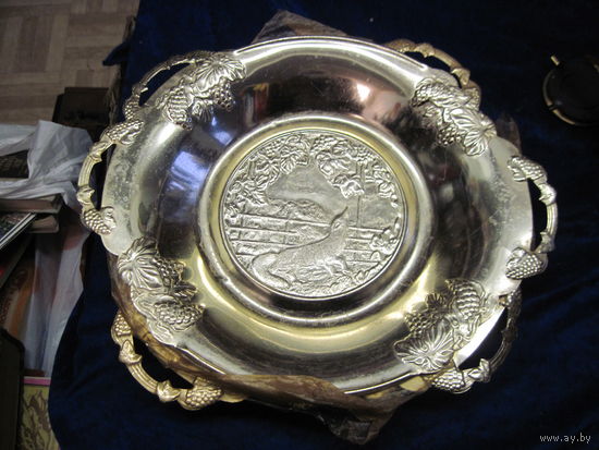 Хлебница, фруктовница алюминиевая.