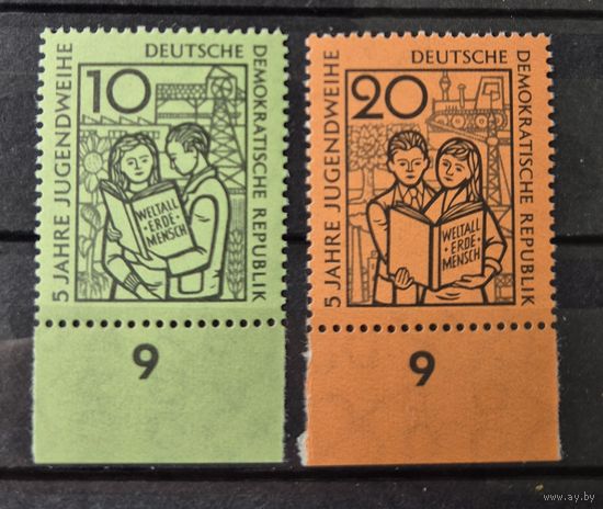 Германия, ГДР 1959 г. Mi.680-681 MNH** полная серия