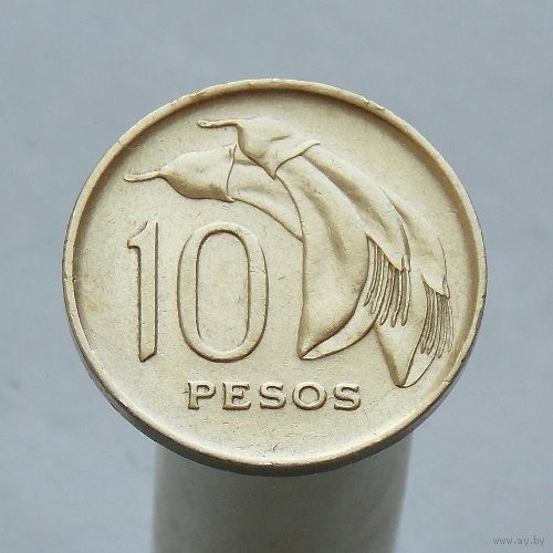 Уругвай 10 песо 1968