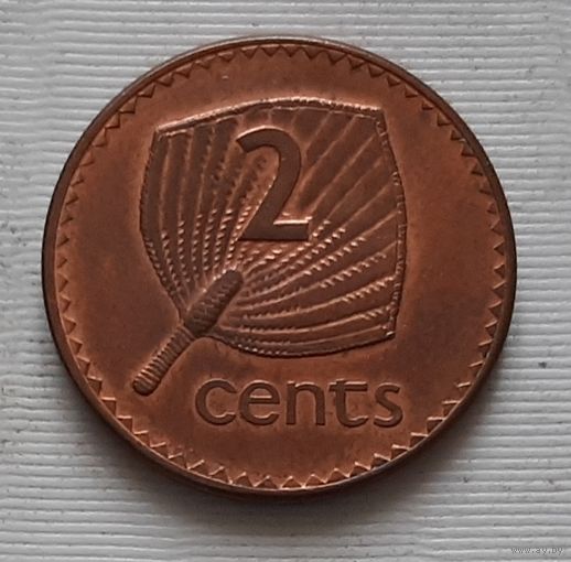 2 цента 1990 г. Фиджи