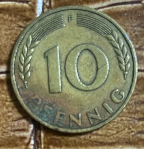 Монета 10 марок 1949 год. ФРГ. С рубля без МЦ.