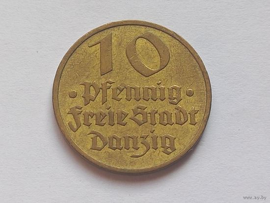 Данциг 10 пфеннигов 1932 г.