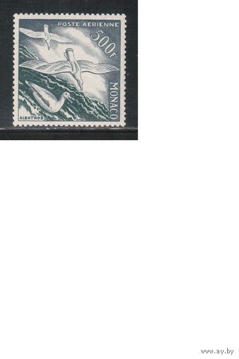 Монако-1955(Мих.504А)  **   , Фауна, Птицы, перф. 11