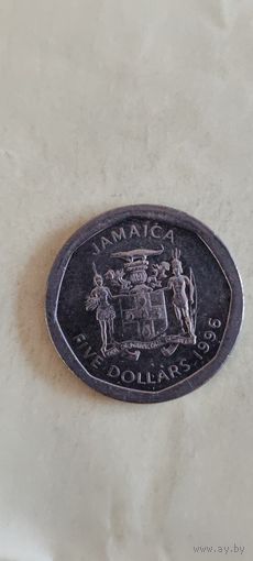 Ямайка 5 доллар 1996