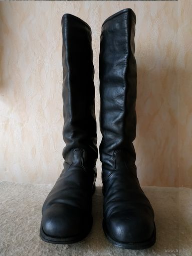 Сапоги офицерские хромовые. СССР, размер 42.