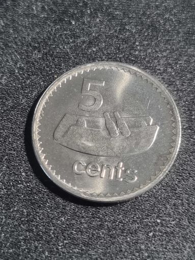 Фиджи 5 центов 2010 Unc