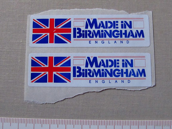 Наклейка Стикер Пулевая стрельба Новая 1980-е Made in Birmingham Великобритания