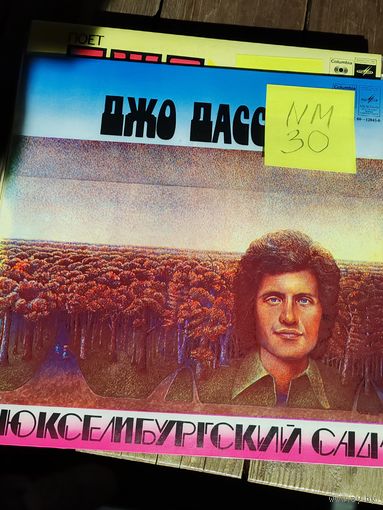 Джо Дассен - Люксембургский сад. Виниловая пластинка