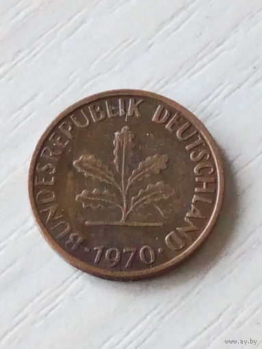 ФРГ 1 пфенниг 1970г.F