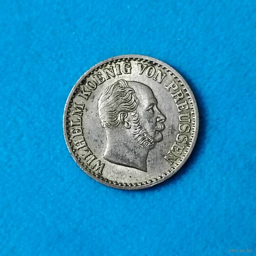 1 серебряный грош(1869г.) Пруссия.М.Д.(С) Шикарная!