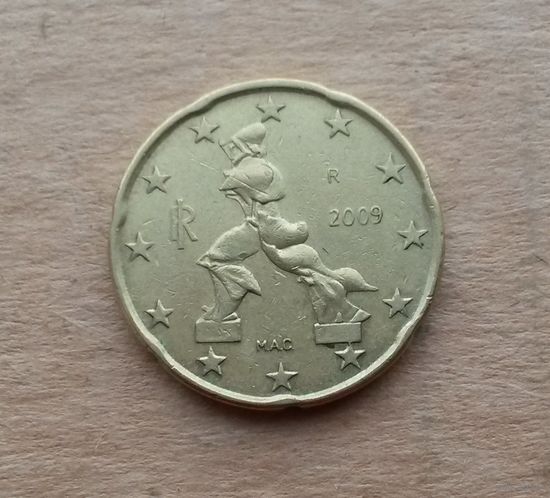 Италия, 20 евроцентов 2009 г.